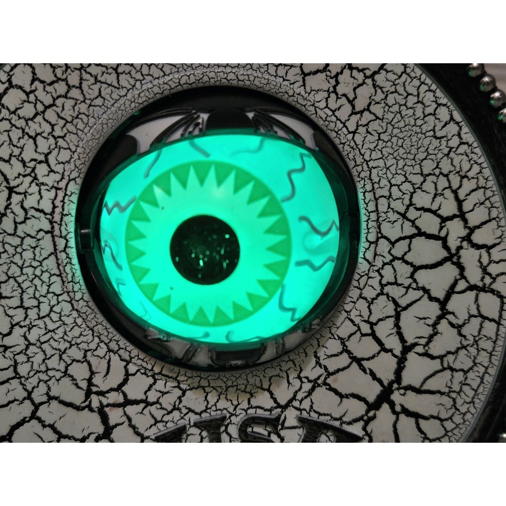 Halloween Doorbell Eyeball Gemmy Animated Prop Push To‎ Light Up Decoration - Picture 8 of 8
